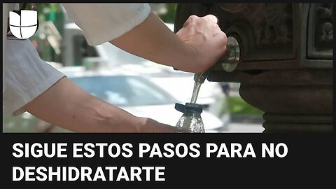 Alerta por calor extremo en Texas: ¿qué es la deshidratación y cómo prevenirla?