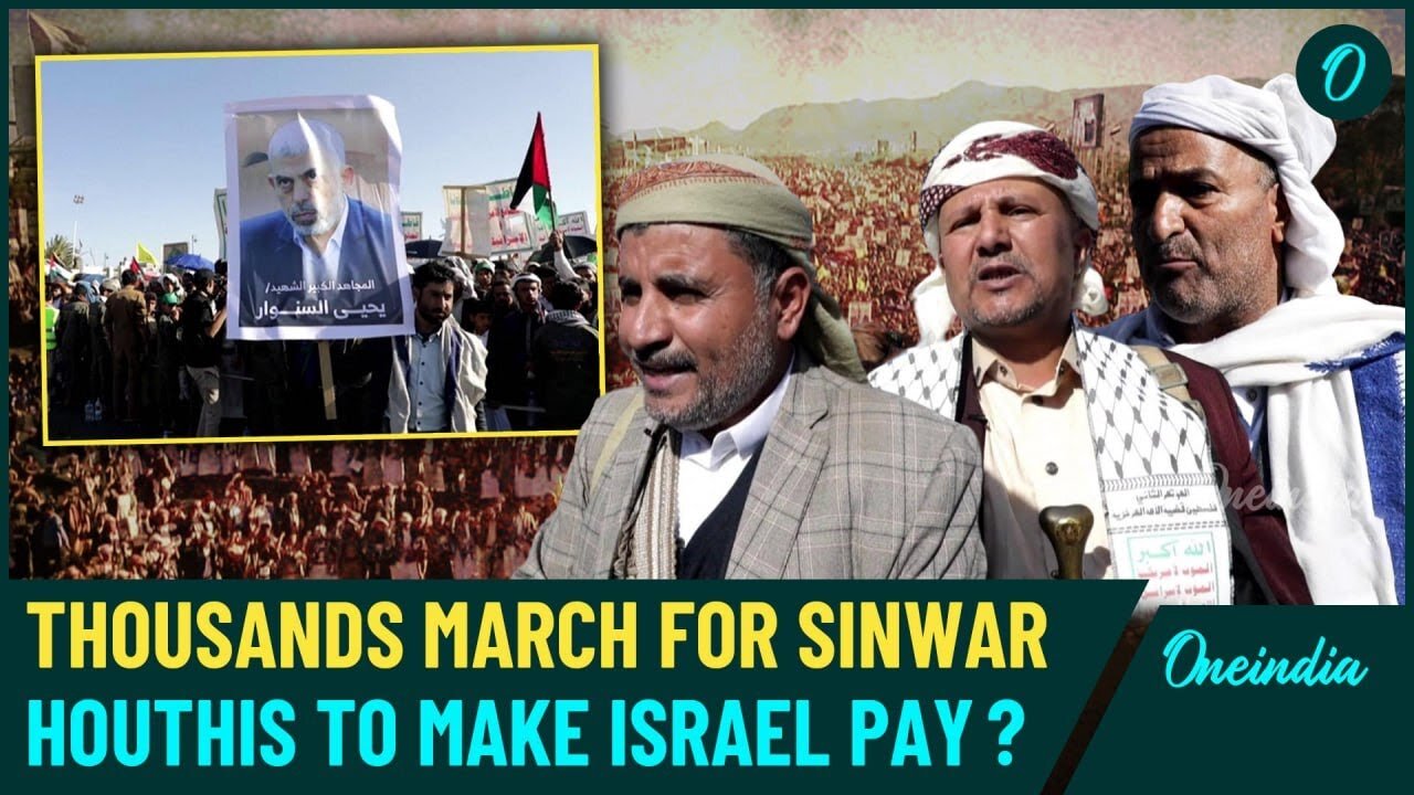 Rally for Sinwar in Sana’a: Thousands of Yemen Houthis Fill Yemen Streets In Calls To Punish Israel