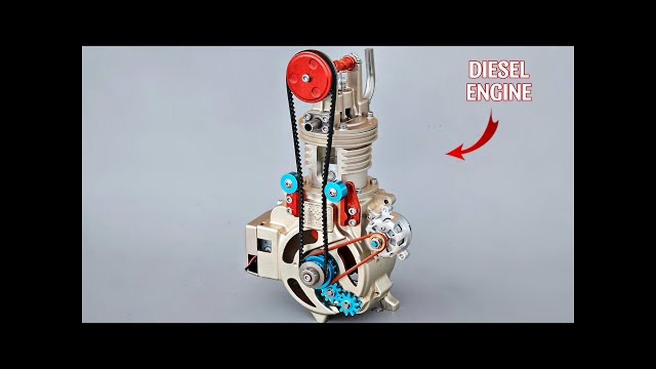 Making Powerful Single Cylinder Diesel Engine