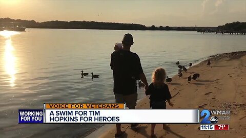 Hopkins for Heroes: A swim for Tim