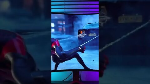 Spider-Man Miles Morales on a LG45GR95QE! See link for full video #gamingsetup #gaming #spiderman