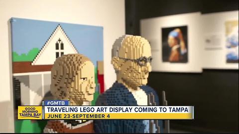 Traveling LEGO art display coming to Tampa