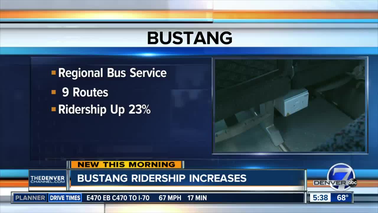 Bustang ridership up