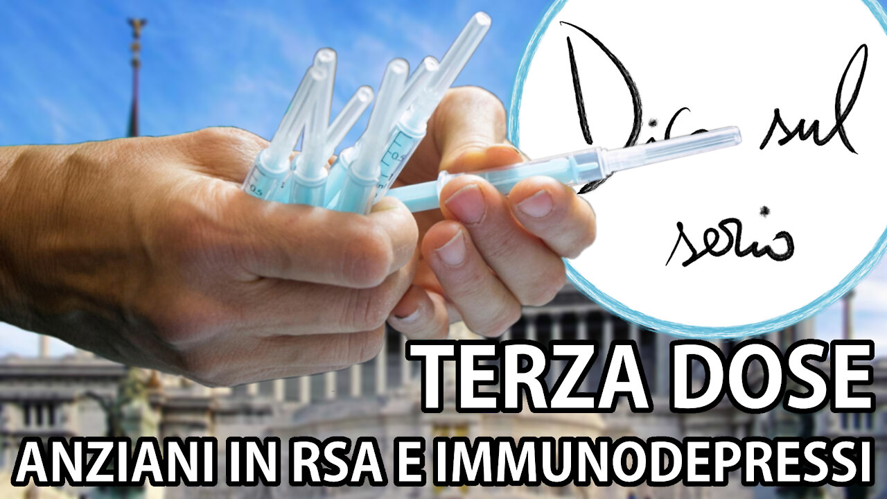 AIFA: ok alla TERZA DOSE per anziani in RSA, immunodepressi e OPER. SANITARI per evitare sospensione