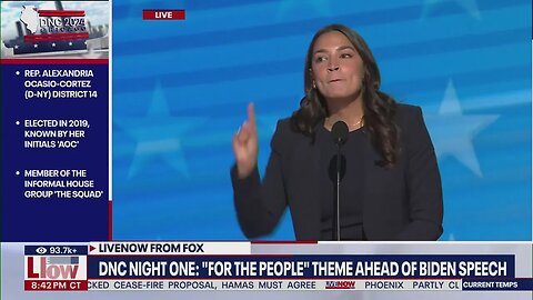 FULL SPEECH: AOC speaks at the DNC in Chicago | LiveNOW