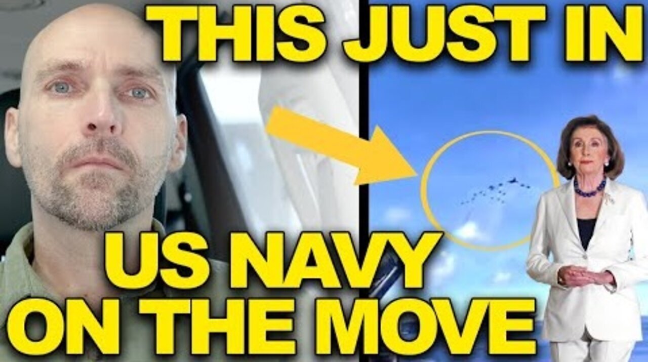 THINGS JUST BLEW UP. PELOSI IN PERIL. PROOF OF US NAVY MOVING TO TAIWAN . CHINA FIRES INTO THE OCEAN