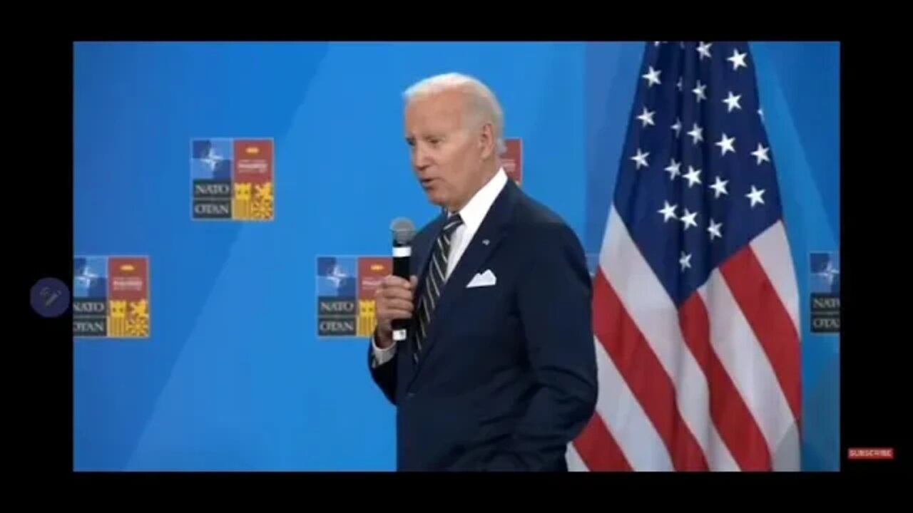 Biden speaks about the Supreme Court in Madrid Spain