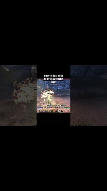 how to deal with Nightblade gank Eso #eso #pvp #elderscrollsonline #mmorpg