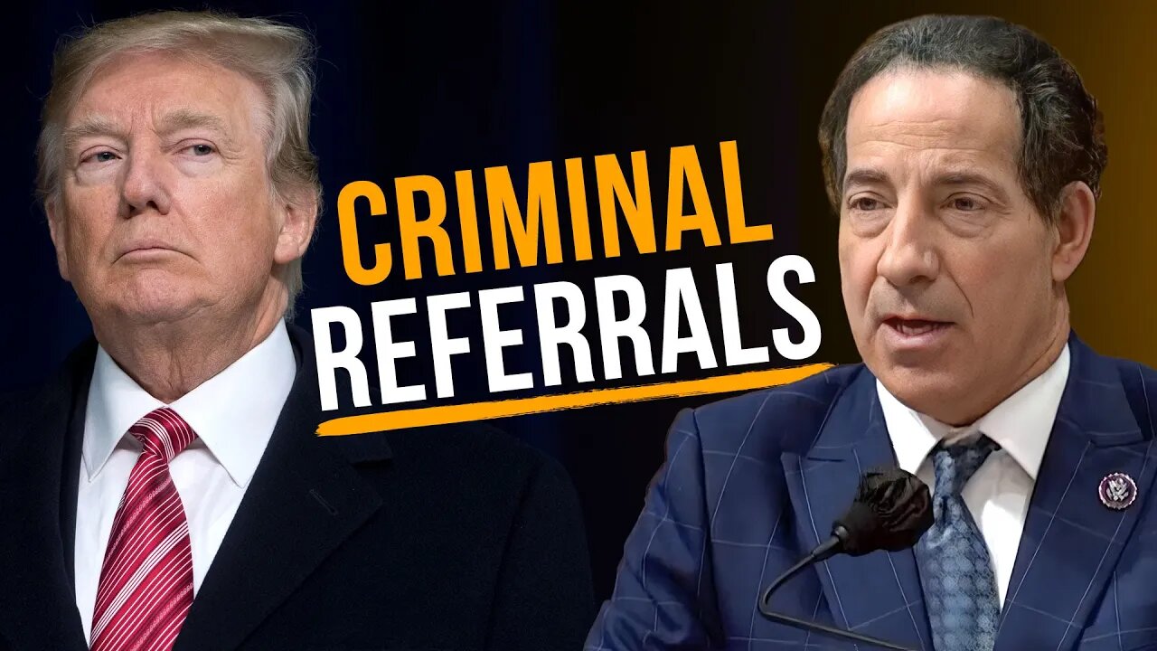 New CRIMINAL REFERRALS Against Former President Trump Unveiled by Jan. 6th Committee