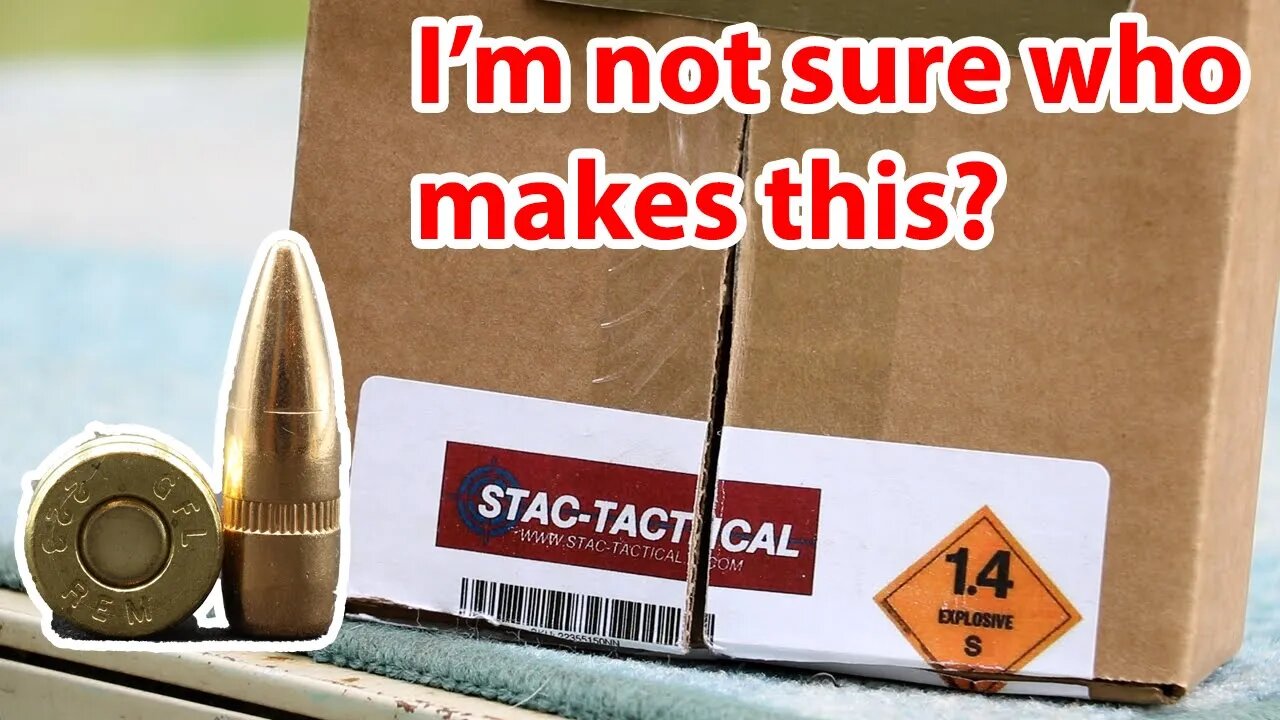 5.56x45mm, 55gr FMJ, Stac-Tactical