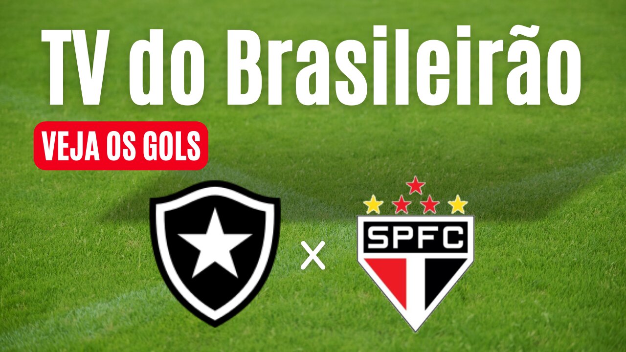 Botafogo x São Paulo - Brasileirão Série A 2023 - Assista aos gols ⚽😎