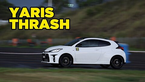 Thrashing our new GR Yaris at Rallysprint