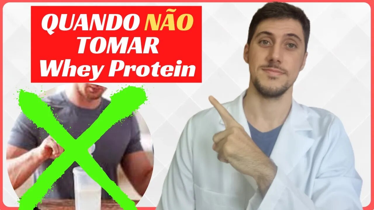 Qual momento NÃO se deve tomar Whey