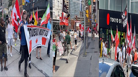 Raw Video: Toronto weekly freedom rally