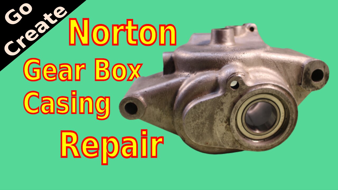 Norton Classic Bike Gear Box Casing Repair - Main Bearing Housing