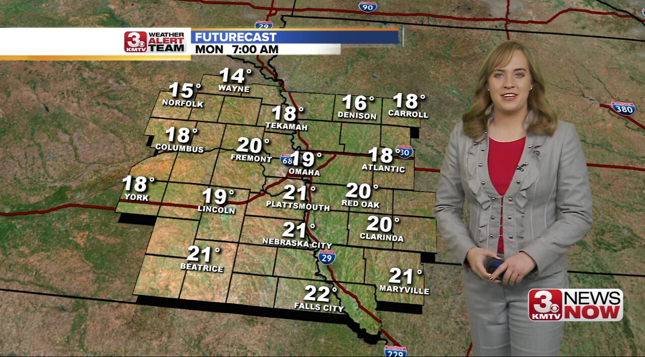 Audra's Monday Forecast