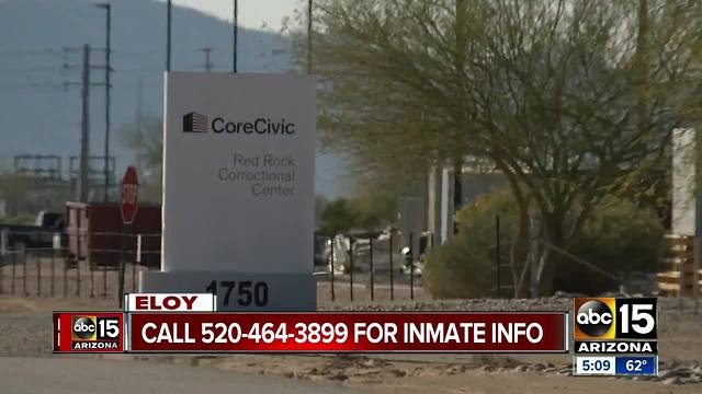 Several inmates, staff member hurt in disturbance at Eloy prison