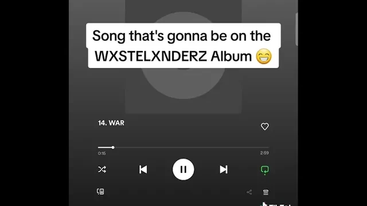 PREVIEW OF MY SONG "WAR" FROM THE WXSTELXNDERZ ALBUM!!