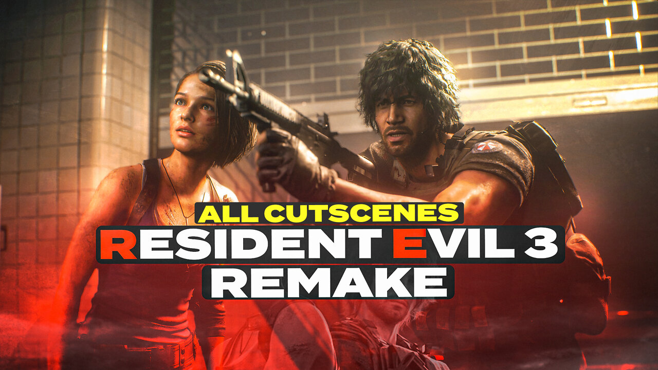 RESIDENT EVIL 3 REMAKE - All Cutscenes (GAME MOVIE) PS5✔️4K ᵁᴴᴰ 60ᶠᵖˢ + RAY TRACING