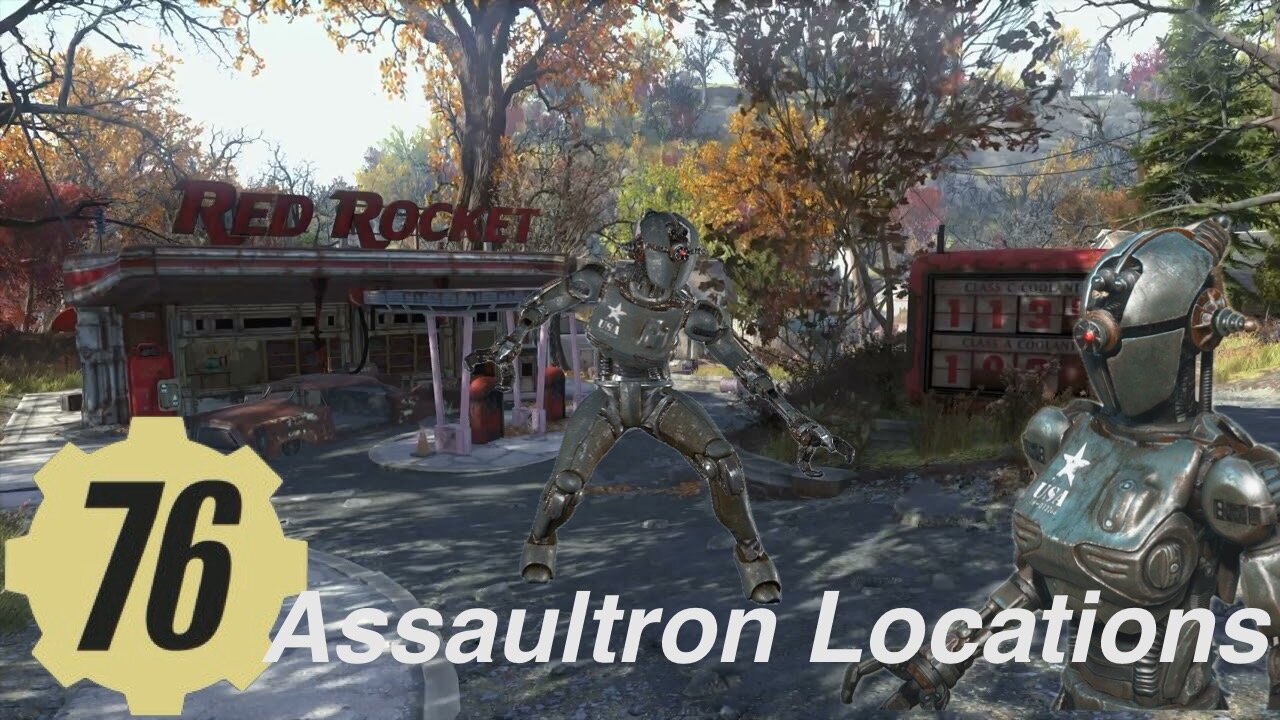 ASSAULTRON locations, fallout76