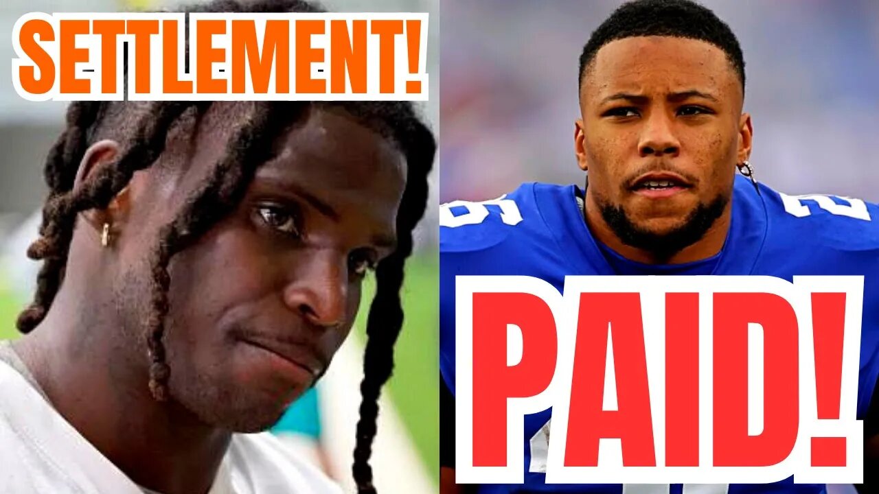 Saquon Barkley Signs NEW DEAL With Giants! Tyreek Hill Reaches SETTLEMENT in Miami Marina INCIDENT!