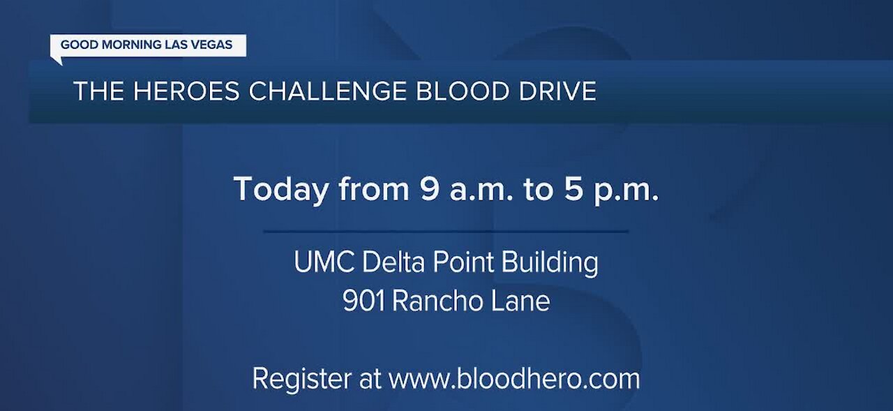 Blood drive being held Tuesday at University Medical Center