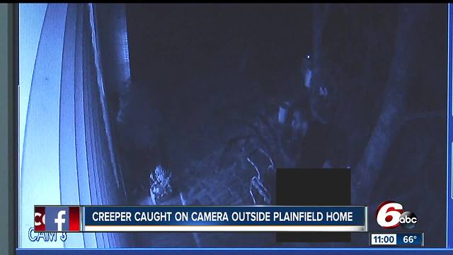 Suspected child predator caught on camera outside Plainfield home