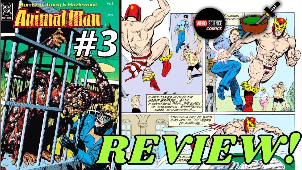 Grant Morrison's ANIMAL MAN #3 Review w/ Jim from Weird Science Comics