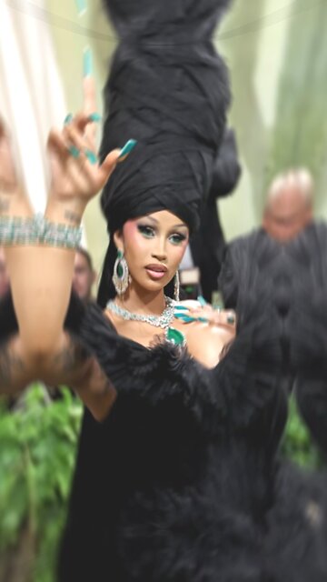 Cardi B’s embarrassing moment at Met Gala