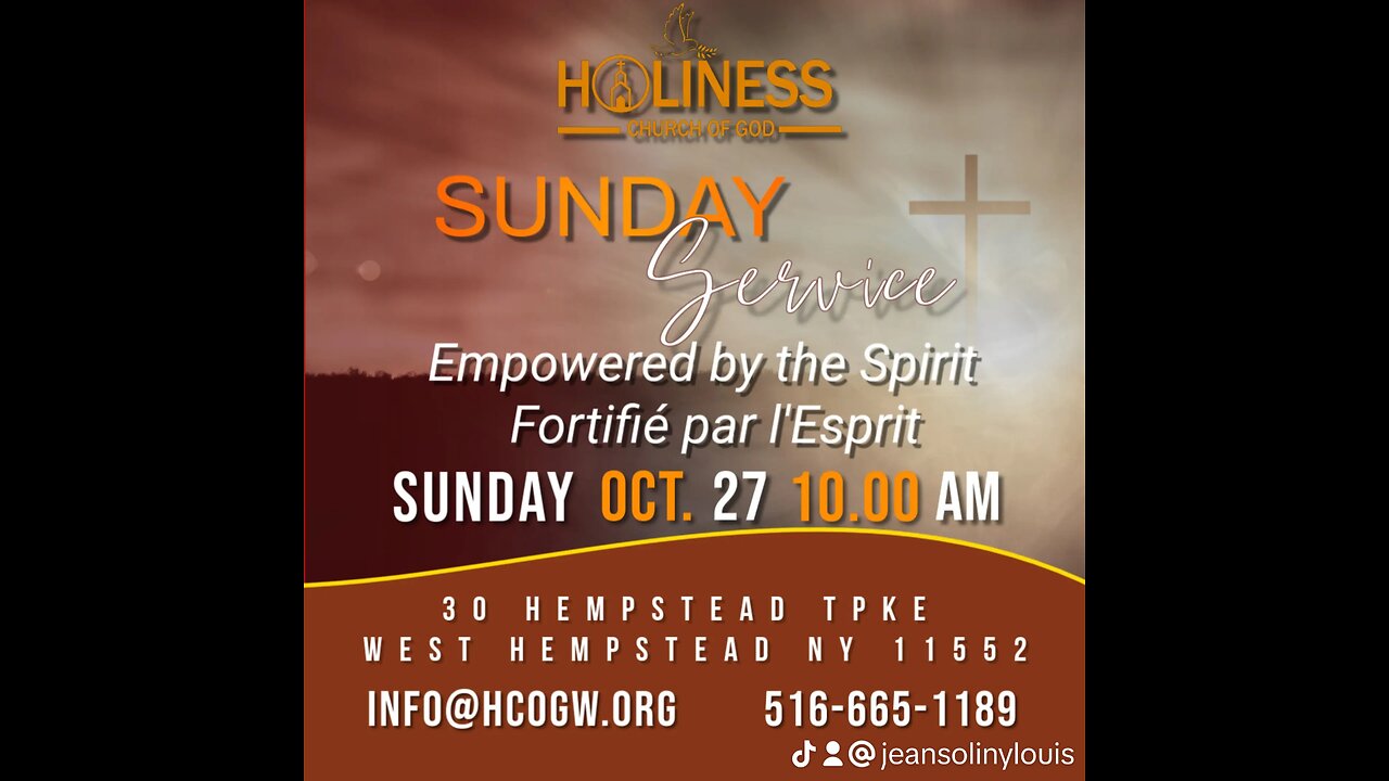 HCOG || Sunday Service 10AM 10/27/2024