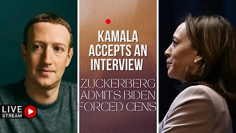 Kamala FINALLY Accepts Interview + Facebook Admits Government Censorship (Ep 25) 8-28-24