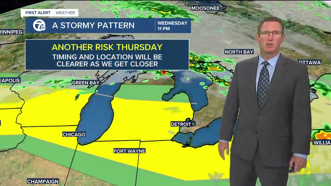 Stormy pattern develops