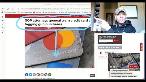 GOP Attorneys Generals THREATEN Credit Card Companies to STOP TAGGING GUN PURCHASES!!!!