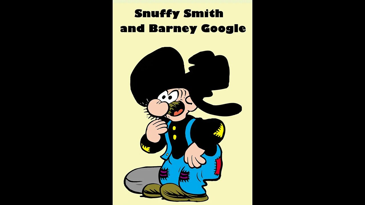 Snuffy Smith and Barney Google - "Jughaid for President"