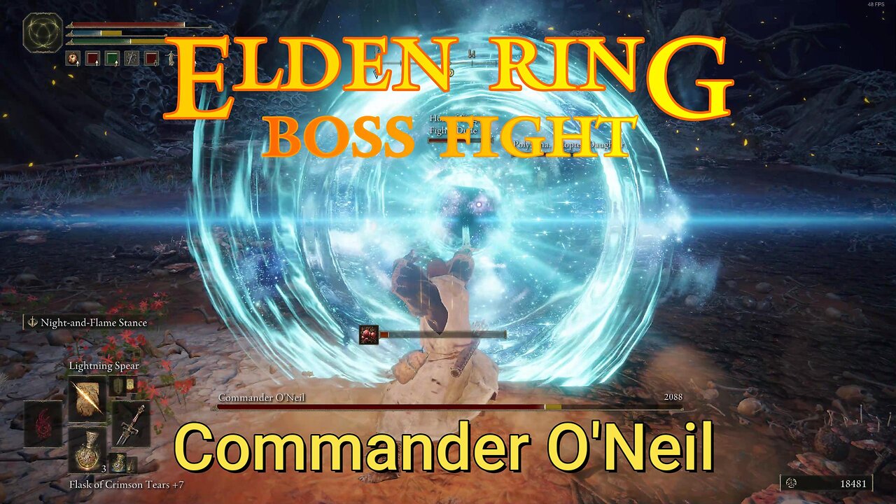 Elden Ring : Boss Fight - Commander O'Neil