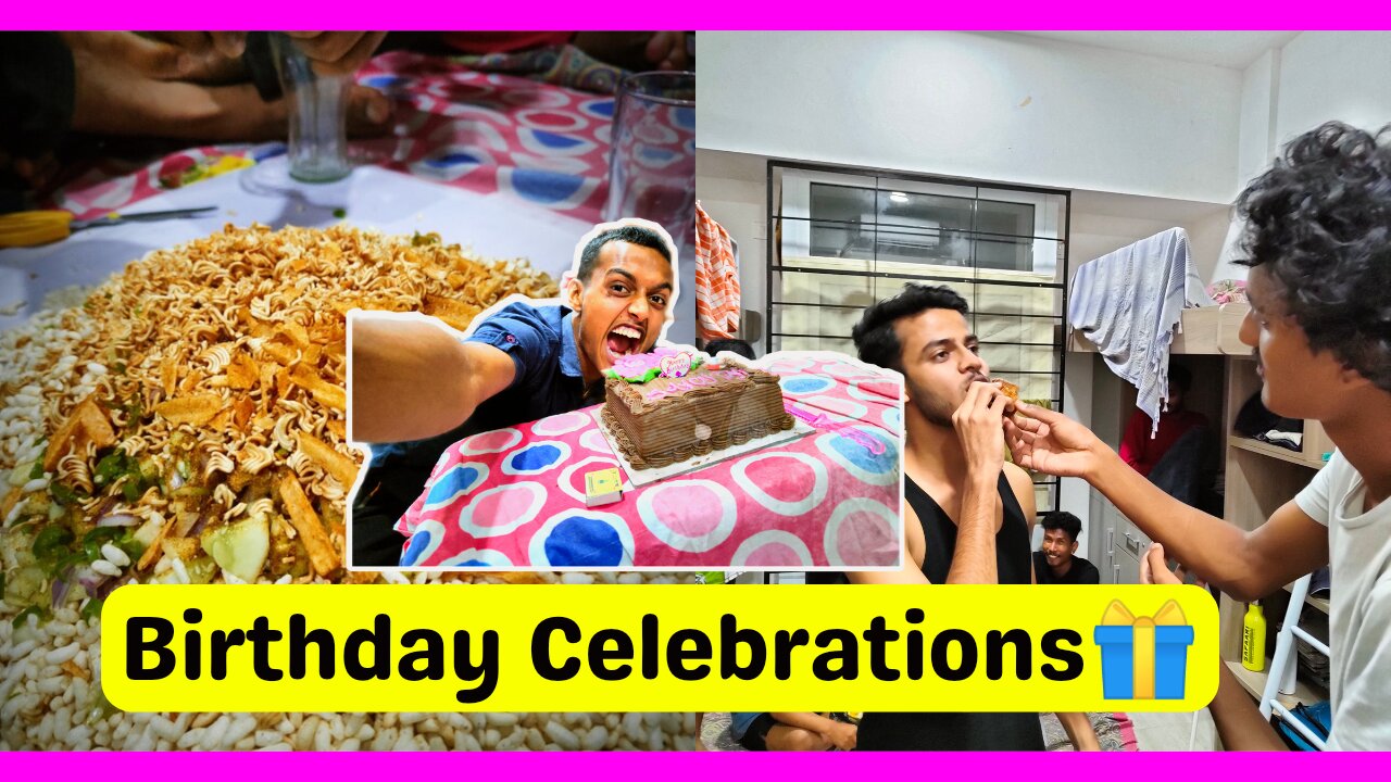 Look how we celebrate our senior birthday |Eating the whole cake in Birthday party 🎉 |