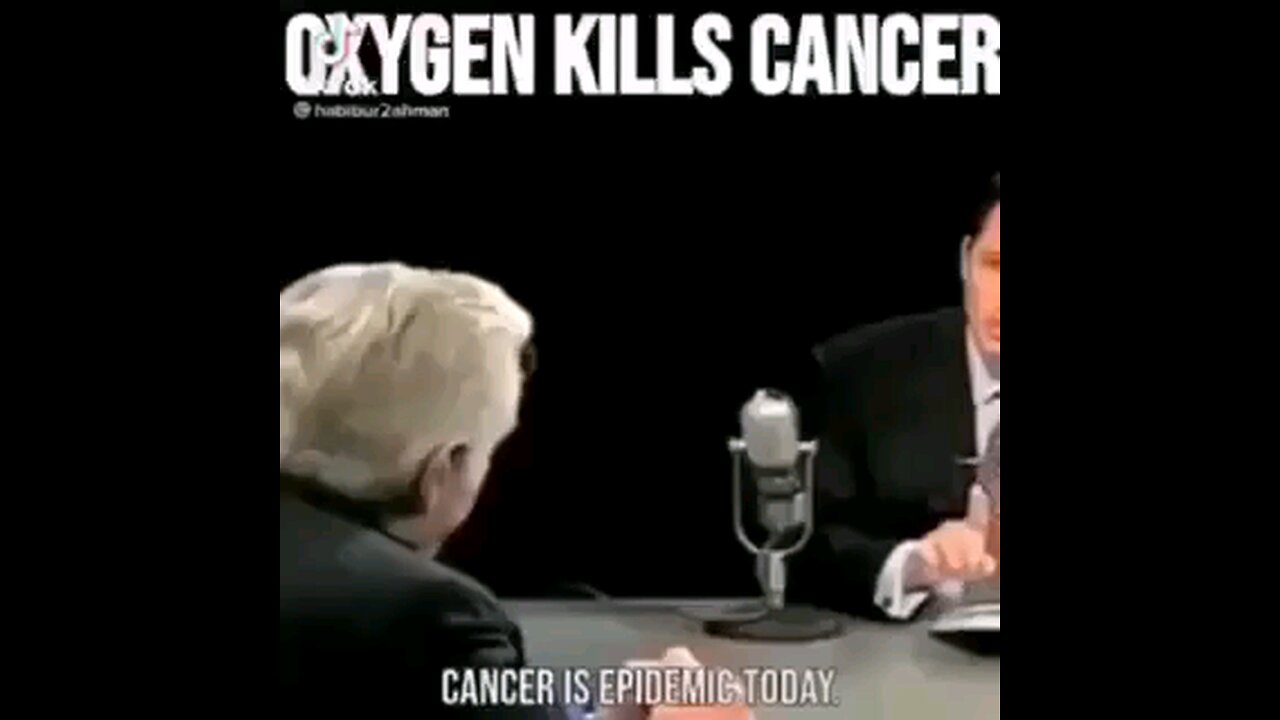 oxygen kills cancer