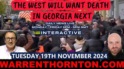 THE WEST WILL WANT DEATH IN GEORGIA NEXT WITH WARREN THORNTON & JAMES TWEEDIE