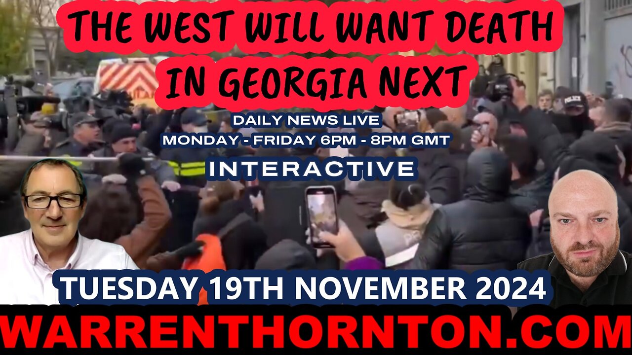 THE WEST WILL WANT DEATH IN GEORGIA NEXT WITH WARREN THORNTON & JAMES TWEEDIE