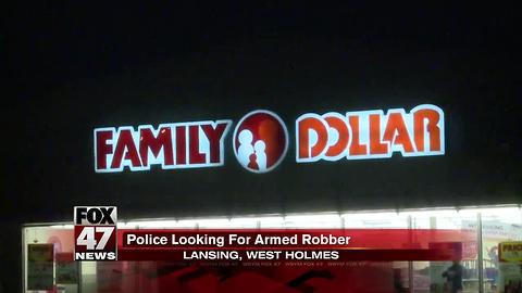 Lansing Police searching for armed robber