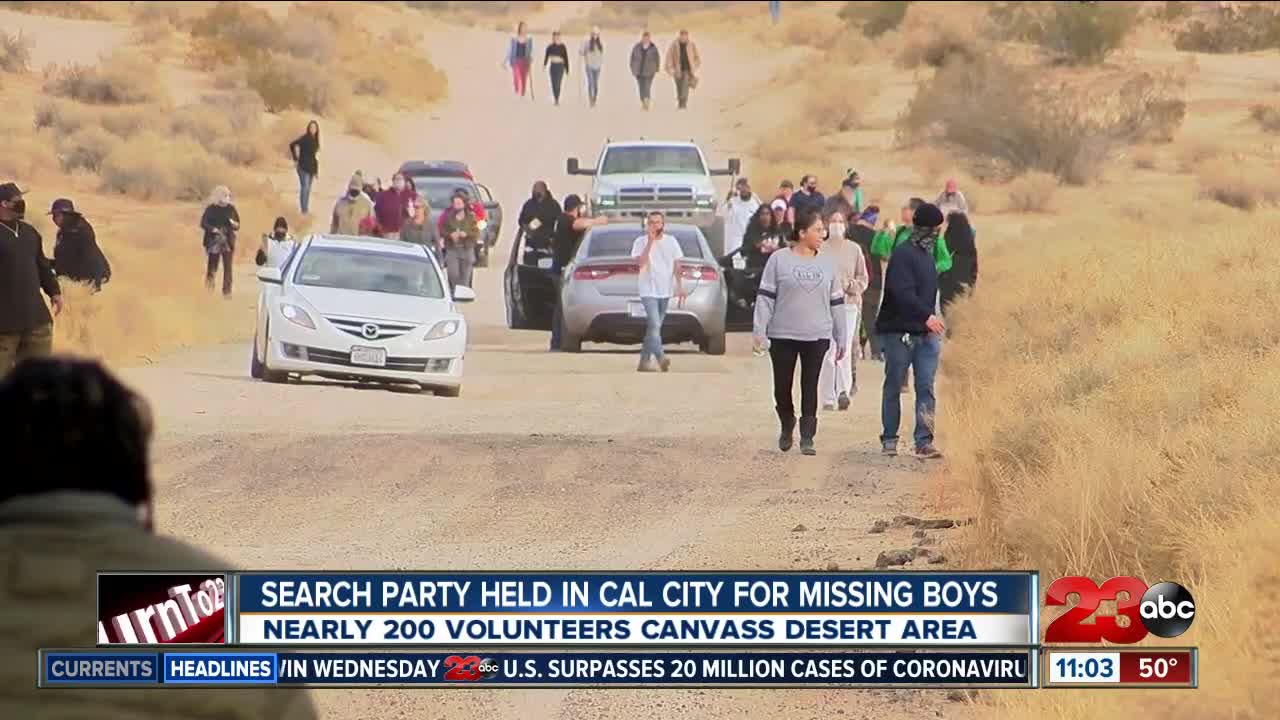 Search party held Saturday, in Cal City for missing toddlers