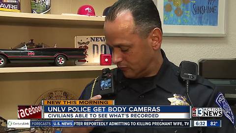 UNLV shows off their new body cameras