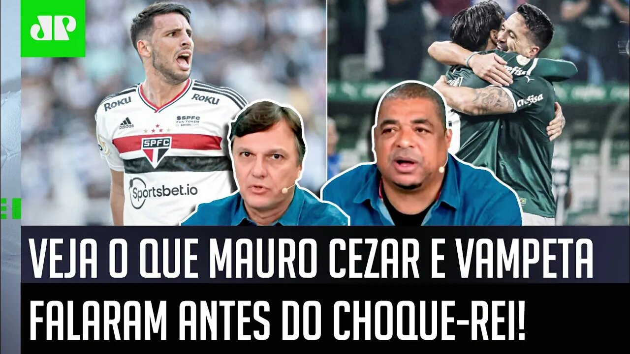 "Eu NÃO ACHO que nesse São Paulo x Palmeiras..." Veja DEBATE antes do JOGO DE HOJE!