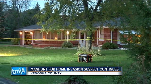 Suspect at large after two elderly people injured in Kenosha home invasion