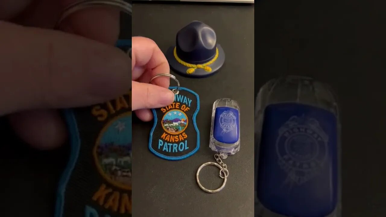 Kansas Highway Patrol swag from Triggrcon 2022