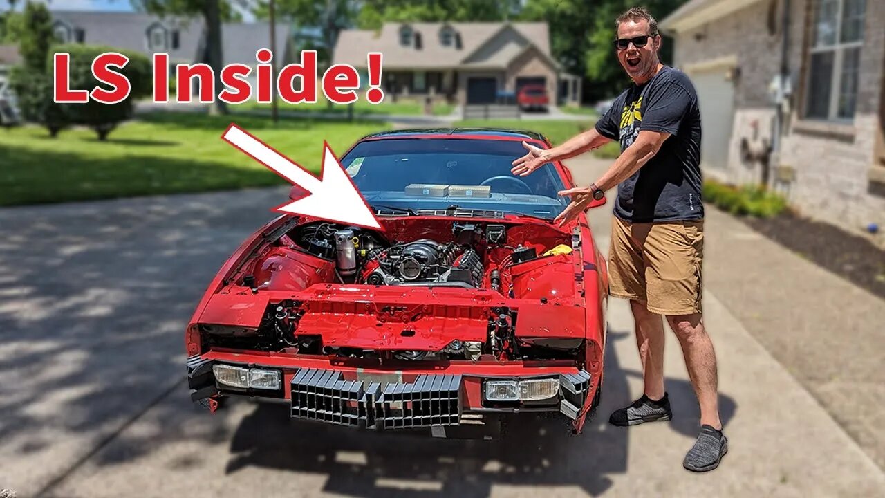 FINALLY LS Swapping Our "Parts Car"- 92 Firebird Part 33