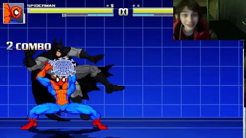 Spider Man VS Batman In An Epic Battle In The MUGEN Video Game With Live Commentary