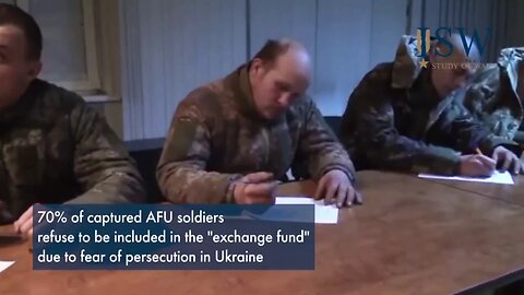 🇷🇺🇺🇦70% of Ukrainian soldiers who were captured by Russia refuse to be included
