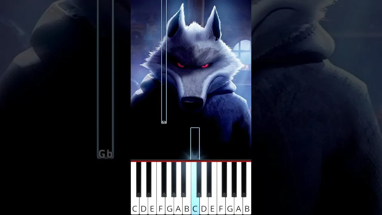 The Whistle of Death (Puss in Boots 2) - 2 Octave Piano Tutorial