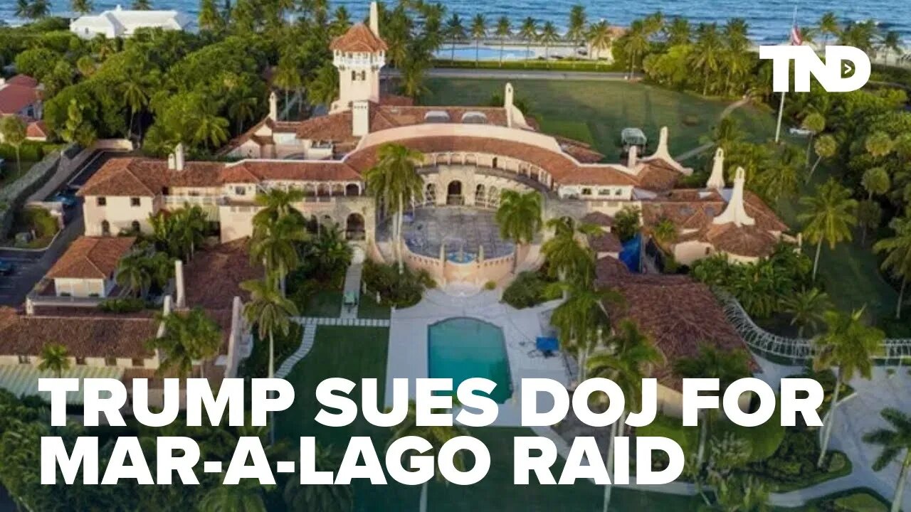 📌Trump says that Mar-a-Lago raid was political, sues DOJ for $100 million